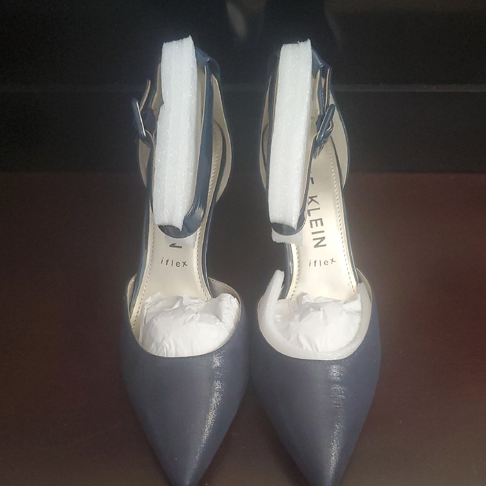 Anne Klein Fabulist Pump Dark Blue Women's Heels.